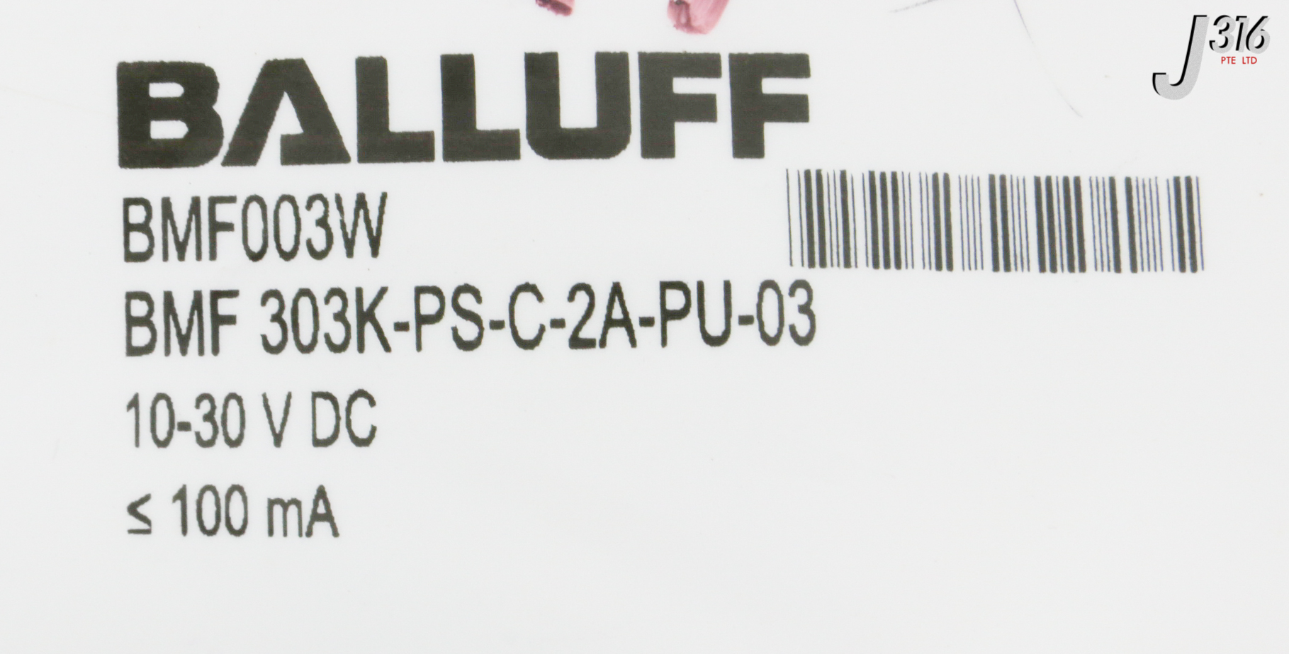 MA――― 31407 BALLUFF MAGNETIC MAGNET CABLE MODULE, BMF 303K-PS-C-2A-PU-03